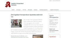 Desktop Screenshot of humperdinck-apotheke.de