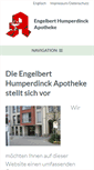 Mobile Screenshot of humperdinck-apotheke.de