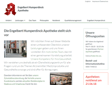 Tablet Screenshot of humperdinck-apotheke.de